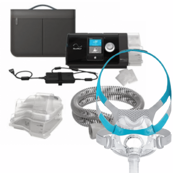 ResMed AirSense 10 AutoSet AutoCPAP z Nawilżaczem Maska Evora full face F&P