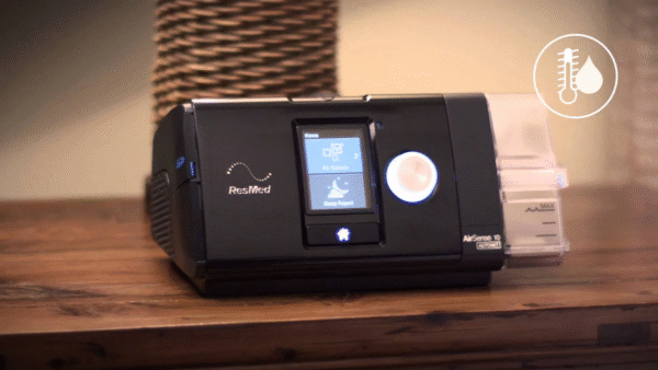 ResMed AirSense 10 AutoSet AutoCPAP z Nawilżaczem Maska AirFit F 40 - obrazek 9