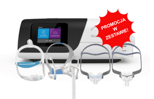 AirSense 11 AutoSet AutoCPAP ResMed + maska nosowa / donosowa / podnosowa